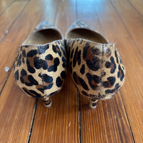 J. Crew Leopard Print Women's Pointed Heels Size 8 - Picture 6 of 6